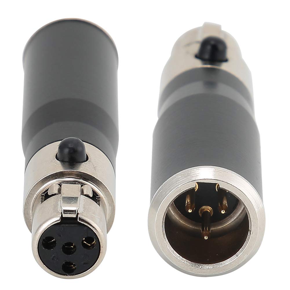 XLRピンマイク　3ピン　4セット Amazon.co.jp: TOPINCN ミニXLR 3ピンオスをミニXLR 4ピンメスに変換 2